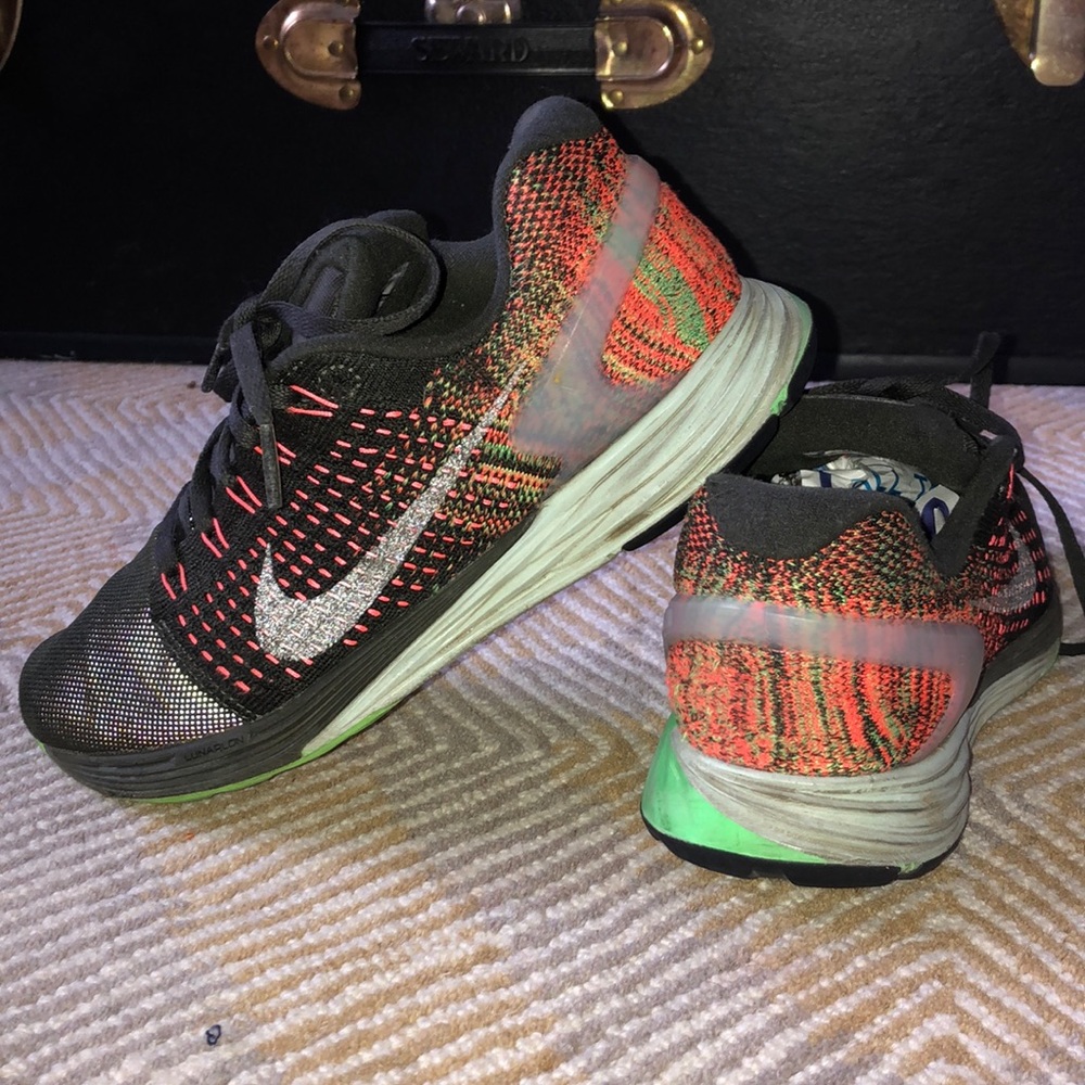 NIKE Lunarglide 7 Flash Running Shoes Black/multi